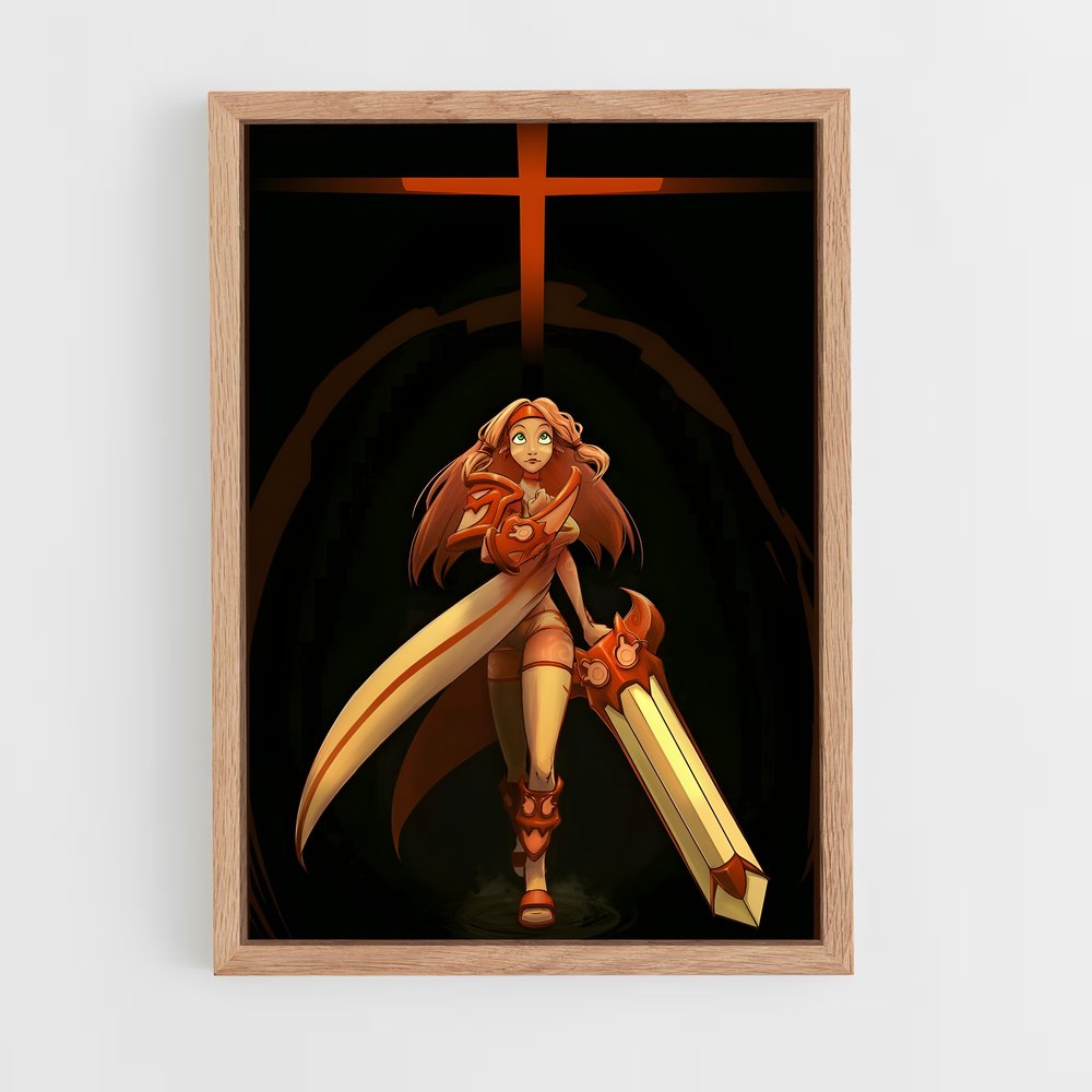 Poster Iop Épée – affiche Dofus & Wakfu (vue 4)