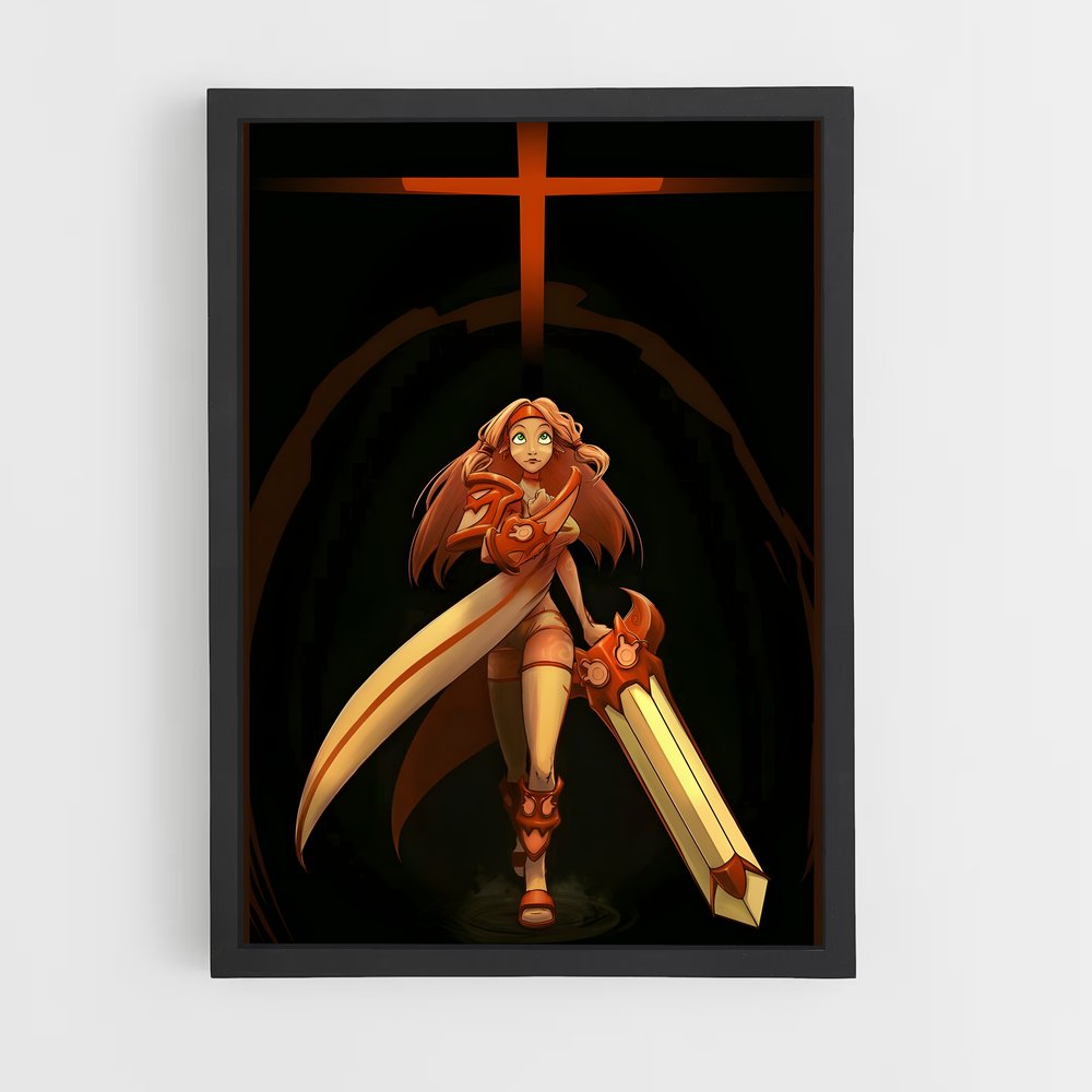 Poster Iop Épée – affiche Dofus & Wakfu (vue 2)
