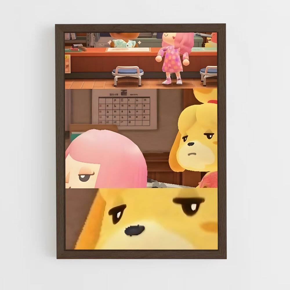 Poster Isabelle Plongez – affiche Animal Crossing (vue 5)