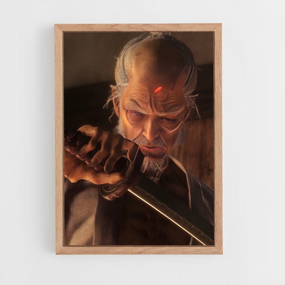 Poster L'Ancien du Jeu – affiche Sekiro (vue 4)