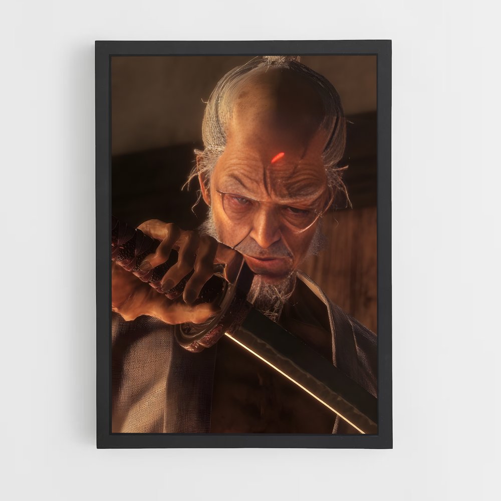 Poster L'Ancien du Jeu – affiche Sekiro (vue 2)