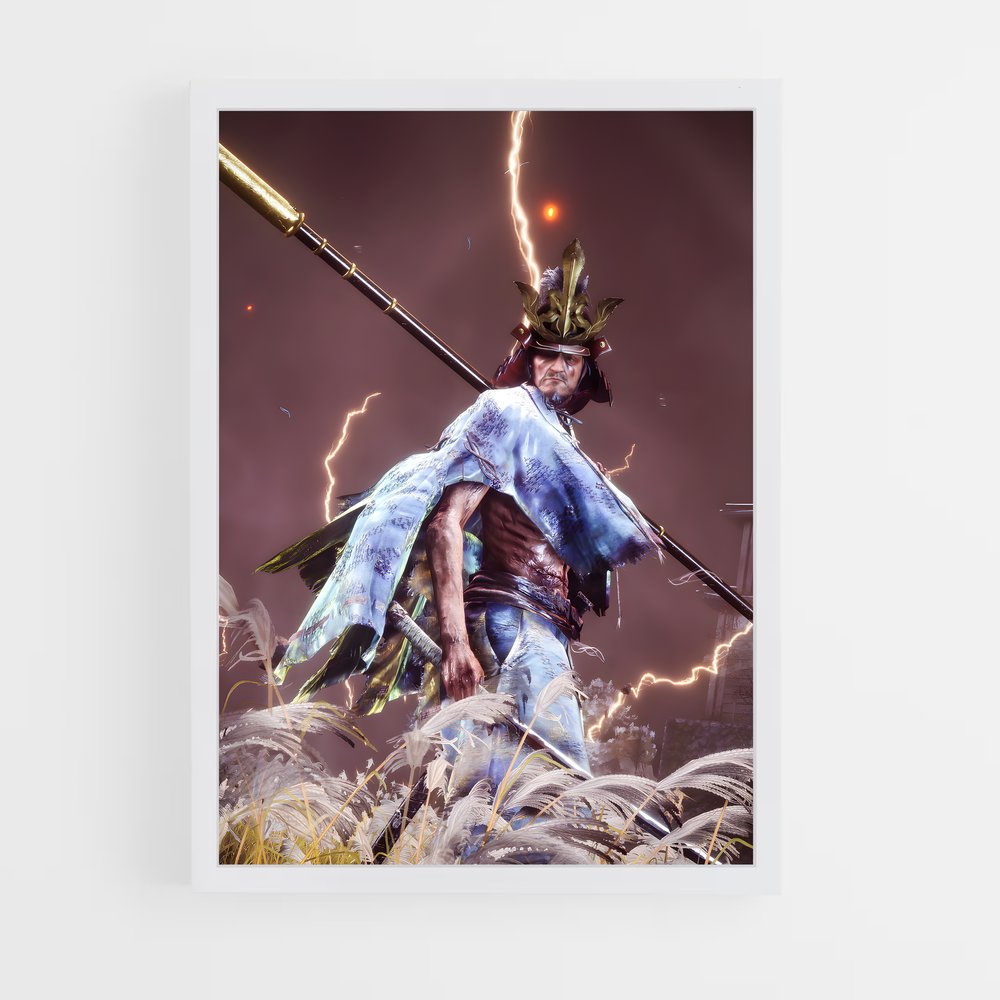 Poster Isshin guerrier – affiche Sekiro (vue 3)