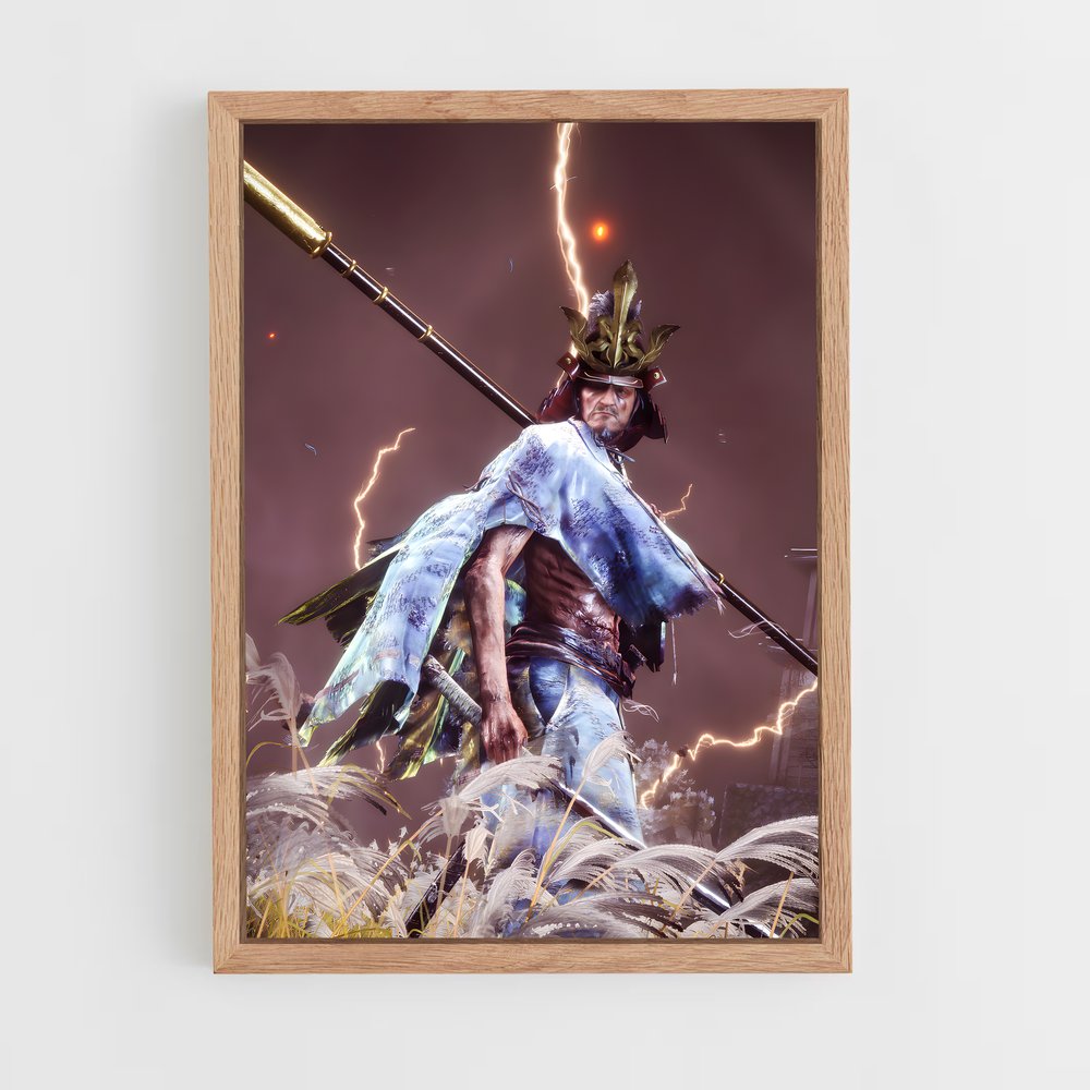 Poster Isshin guerrier – affiche Sekiro (vue 4)
