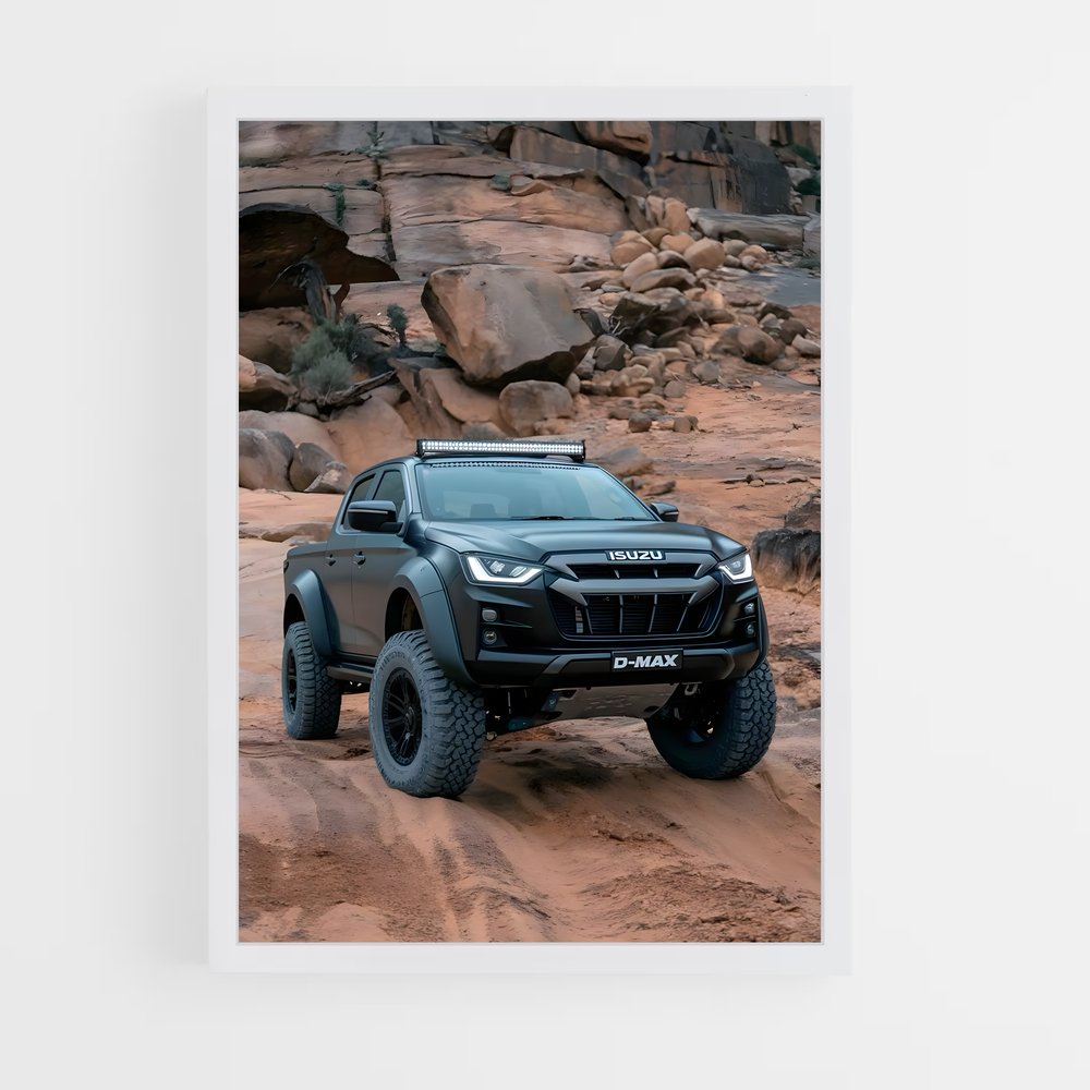 Poster Aventure Désertique – affiche Isuzu (vue 3)