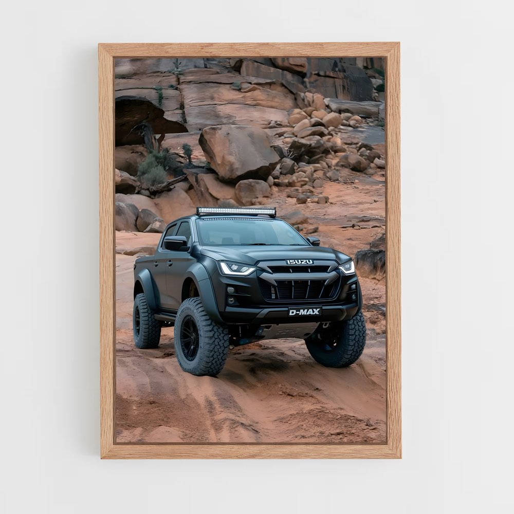 Poster Aventure Désertique – affiche Isuzu (vue 4)