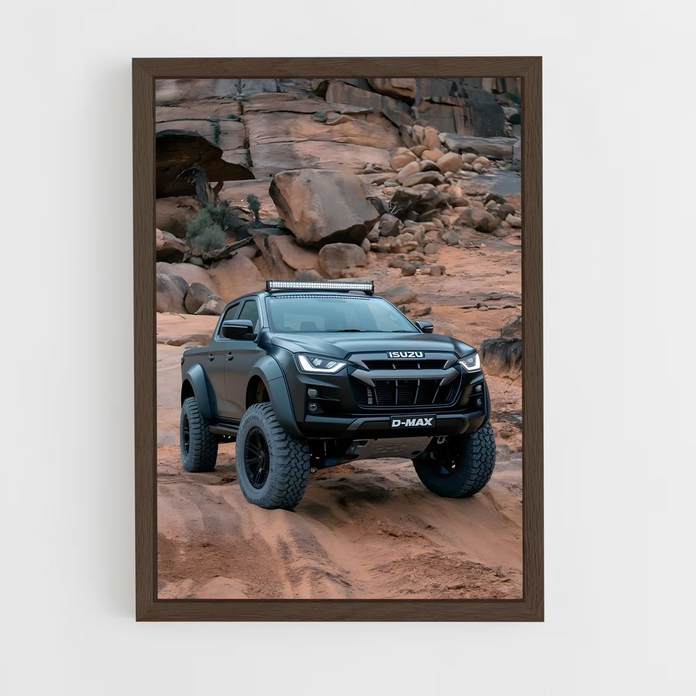 Poster Aventure Désertique – affiche Isuzu (vue 5)