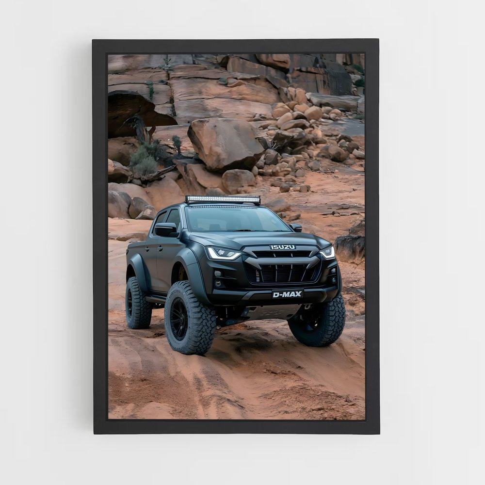 Poster Aventure Désertique – affiche Isuzu (vue 2)