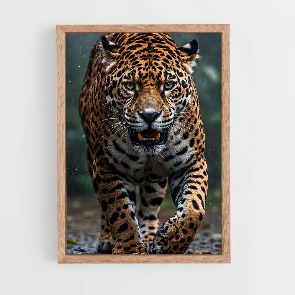 Poster Jaguar Pluvieux (vue 4)