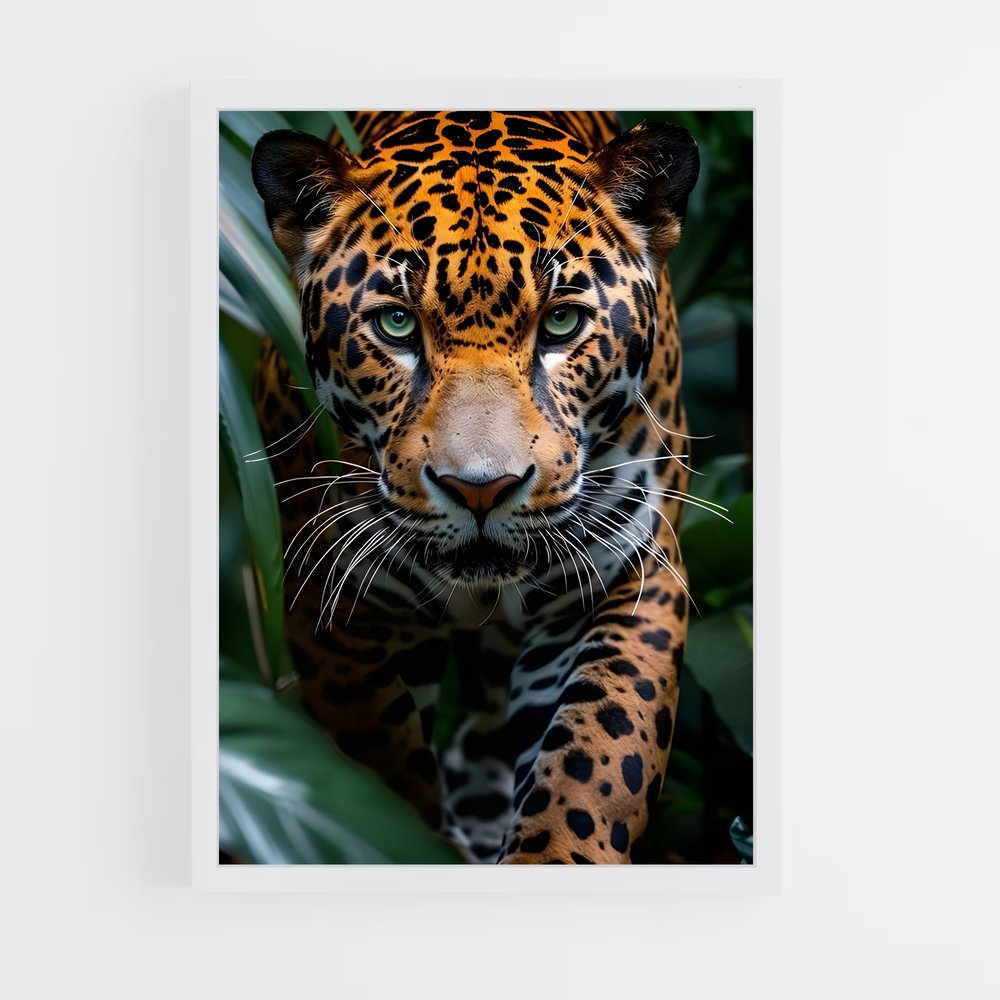 Poster Jaguar dans la Jungle (vue 3)