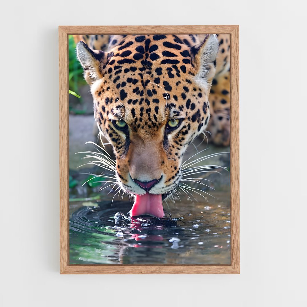 Poster Jaguar au Ruisseau (vue 4)