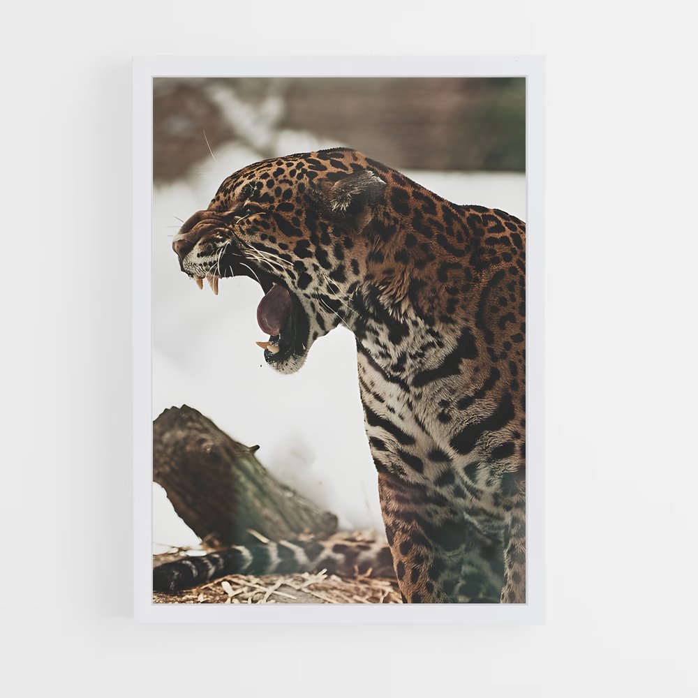 Poster Félin Élégant – affiche Jaguar (vue 3)
