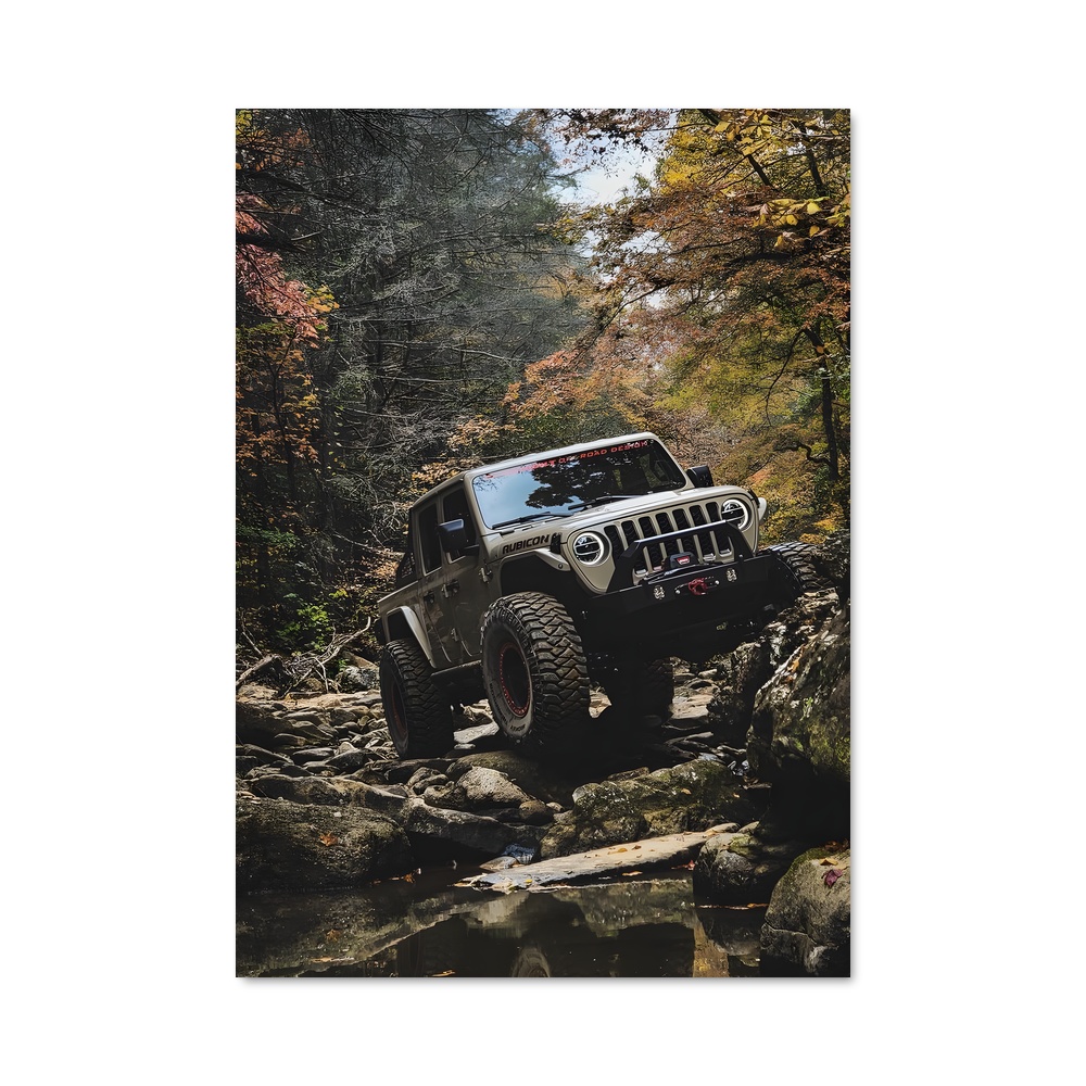Poster Jeep Sauvage