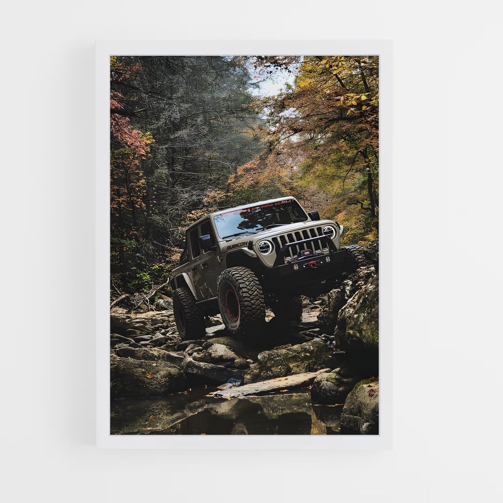 Poster Jeep Sauvage (vue 3)