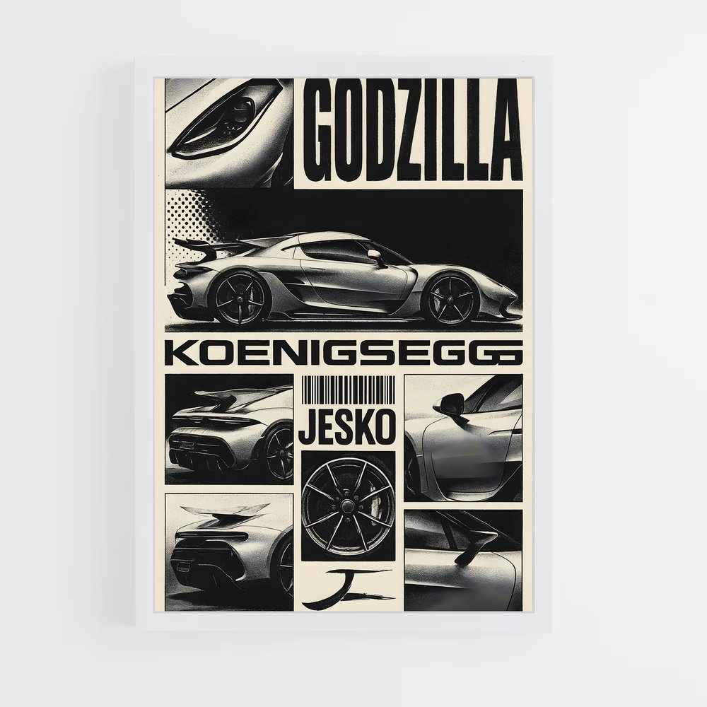 Poster Kogeo JK Adventure – affiche Koenigsegg (vue 3)