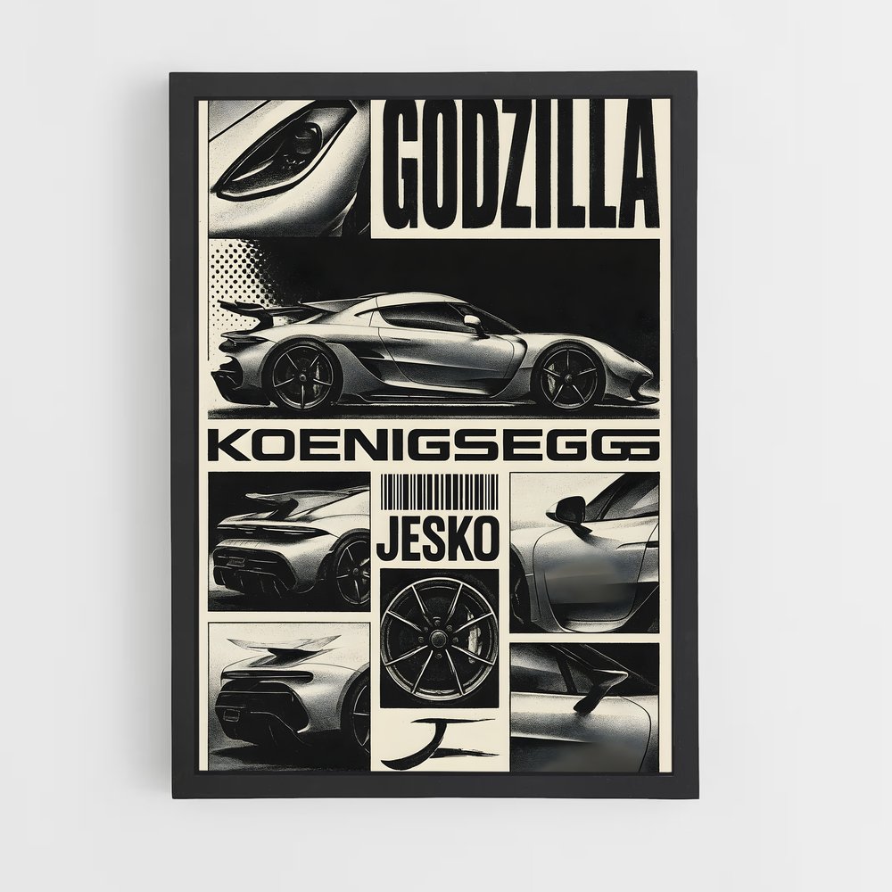 Poster Kogeo JK Adventure – affiche Koenigsegg (vue 2)