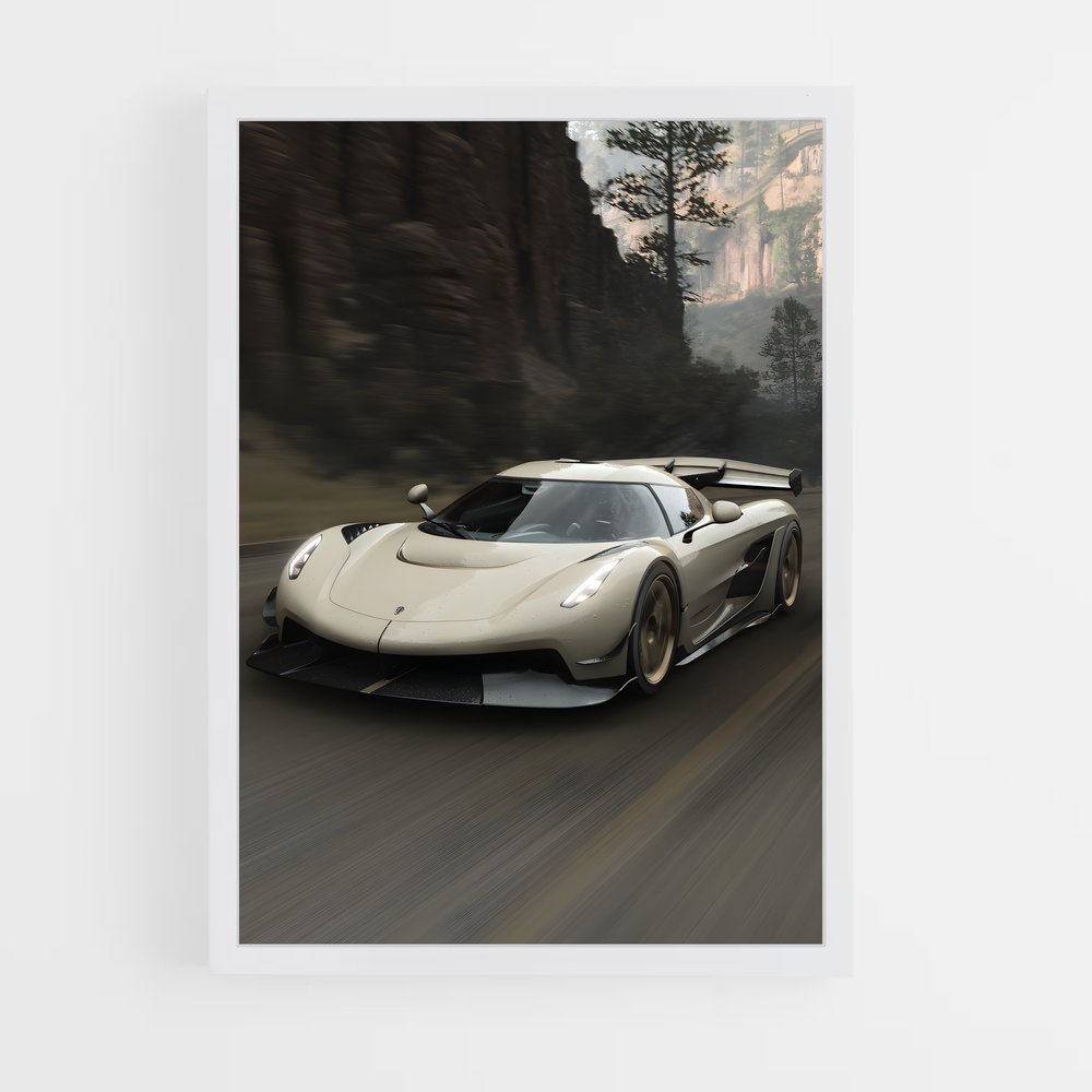 Poster Jesko Paysages – affiche Koenigsegg (vue 3)