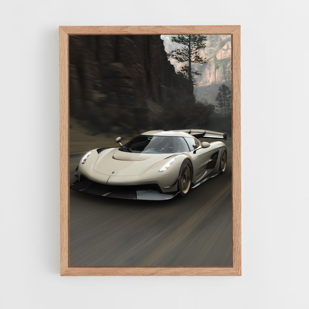 Poster Jesko Paysages – affiche Koenigsegg (vue 4)