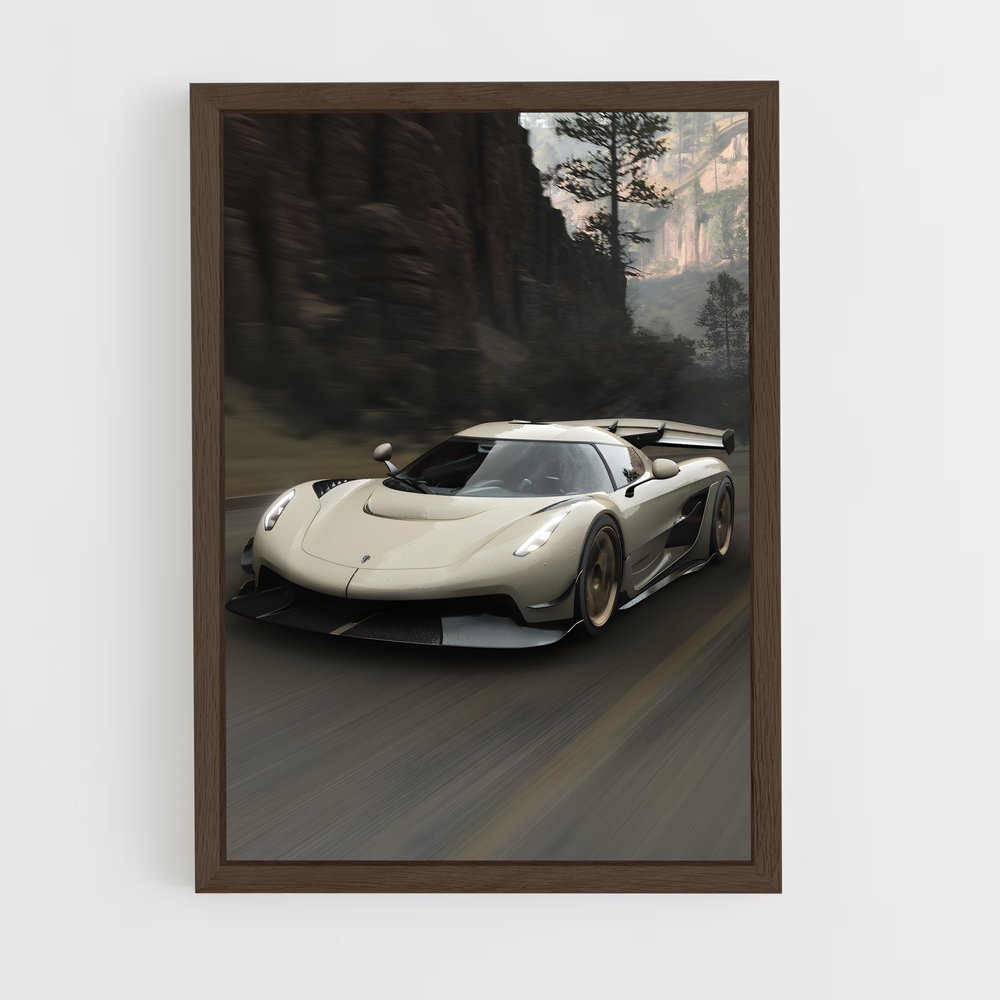 Poster Jesko Paysages – affiche Koenigsegg (vue 5)