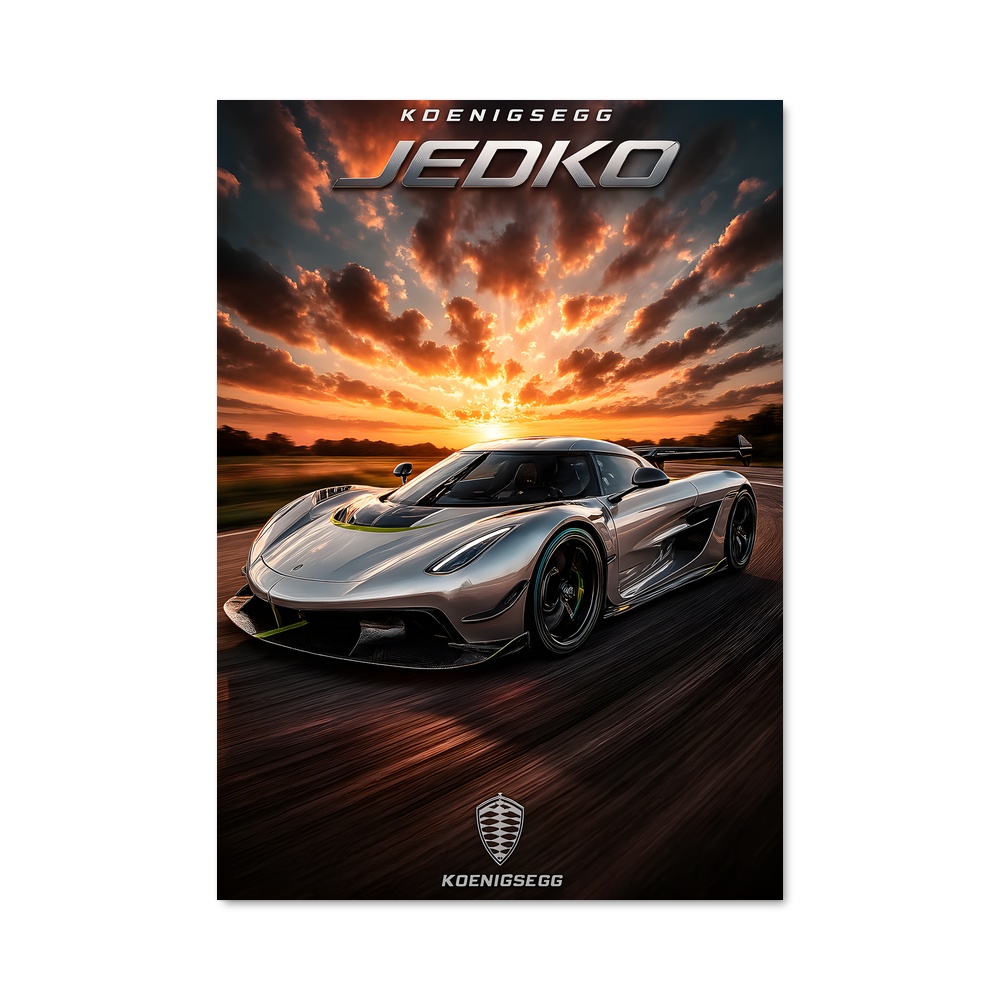Poster Jesko pleine