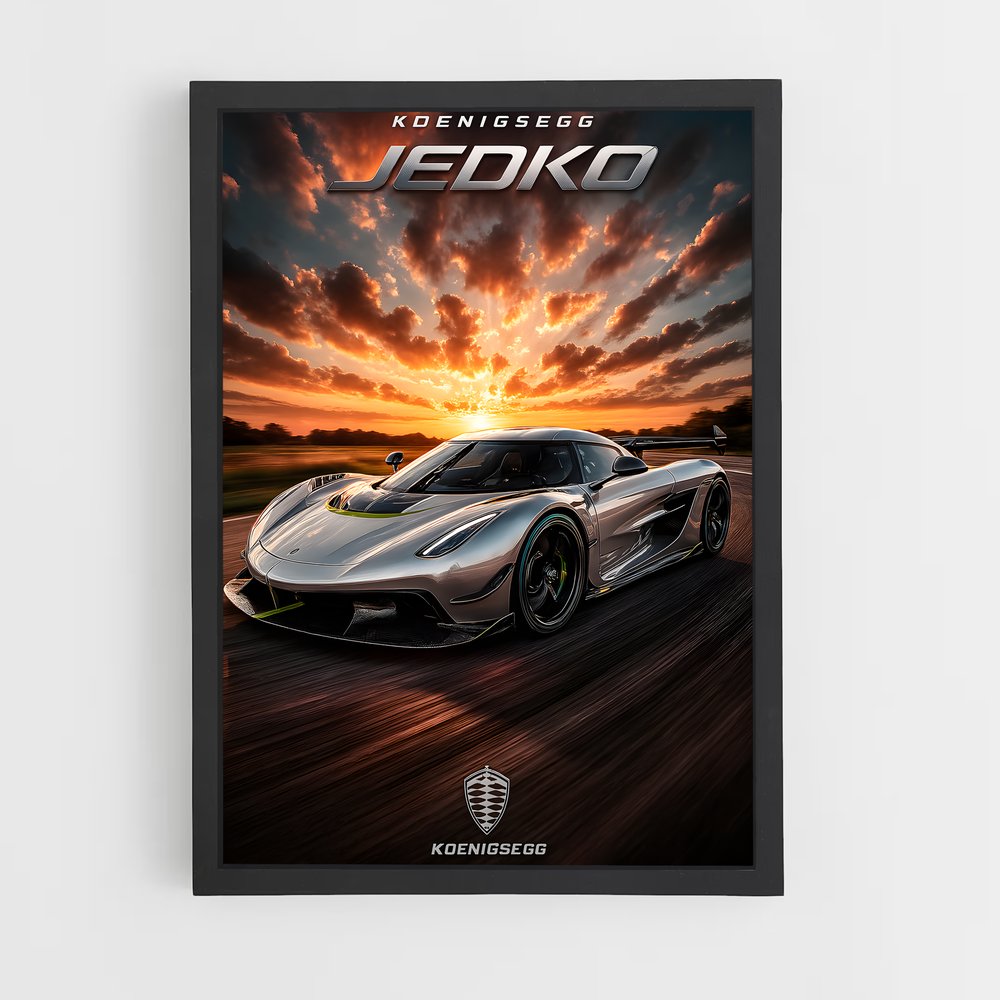 Poster Jesko pleine – affiche Koenigsegg (vue 2)