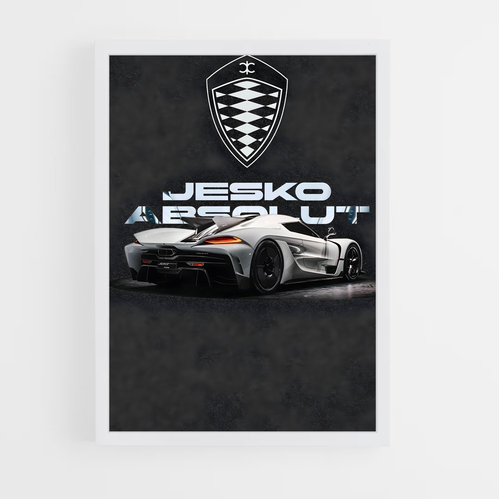 Poster Komaku Chronicles – affiche Koenigsegg (vue 3)