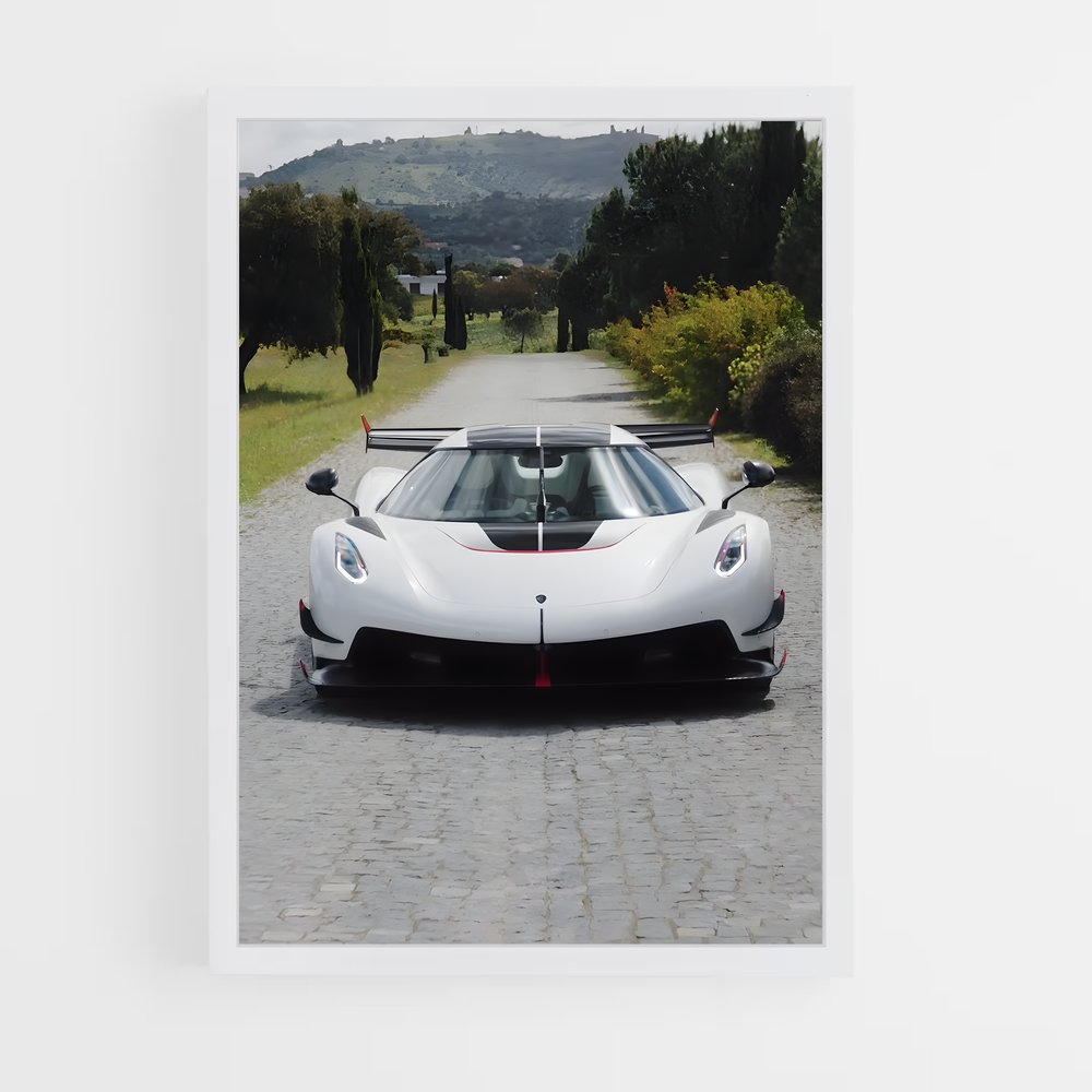 Poster Sur la Route du Style – affiche Koenigsegg (vue 3)