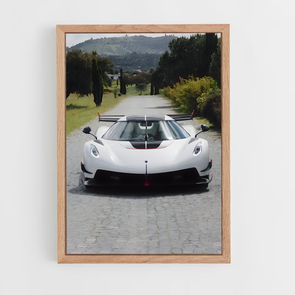 Poster Sur la Route du Style – affiche Koenigsegg (vue 4)