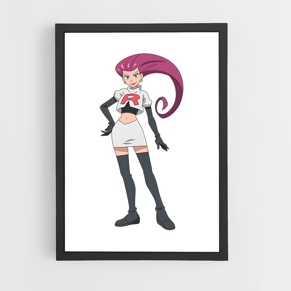 Poster La Fée Pêcheuse – affiche Pokemon (vue 2)