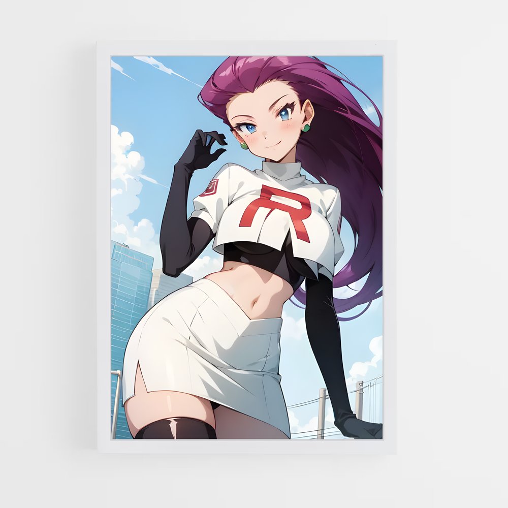 Poster Jessie Élevez – affiche Pokemon (vue 3)