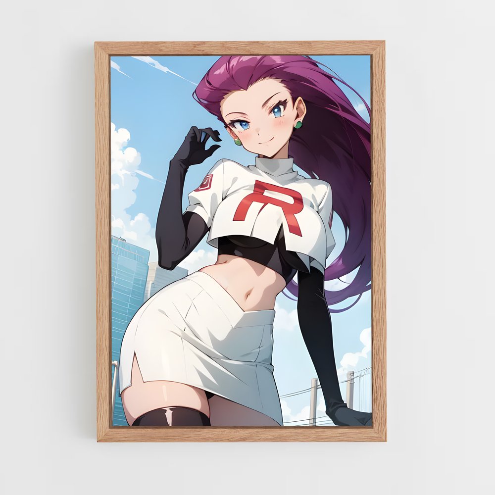 Poster Jessie Élevez – affiche Pokemon (vue 4)