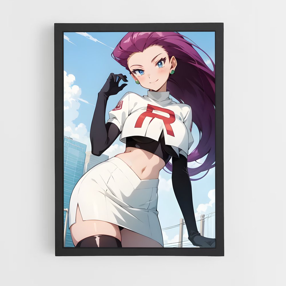 Poster Jessie Élevez – affiche Pokemon (vue 2)