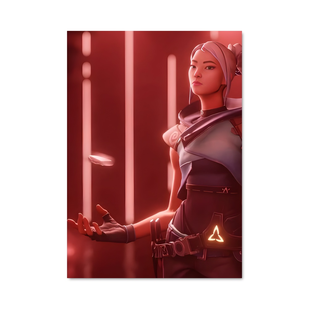 Poster Futuriste Éclipse – affiche Valorant