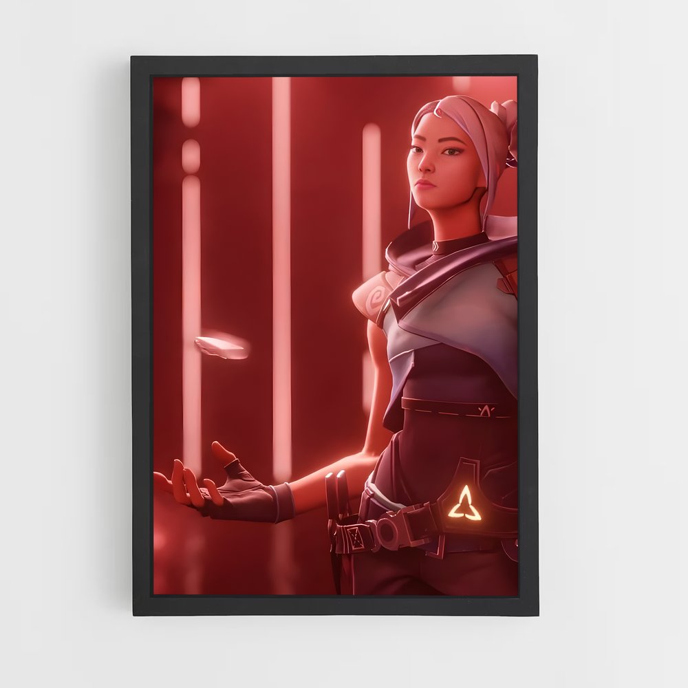 Poster Futuriste Éclipse – affiche Valorant (vue 2)