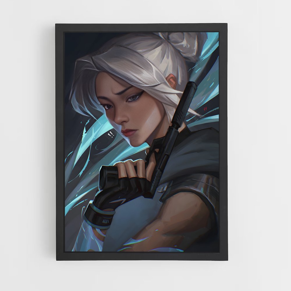 Poster Femme de Glace – affiche Valorant (vue 2)