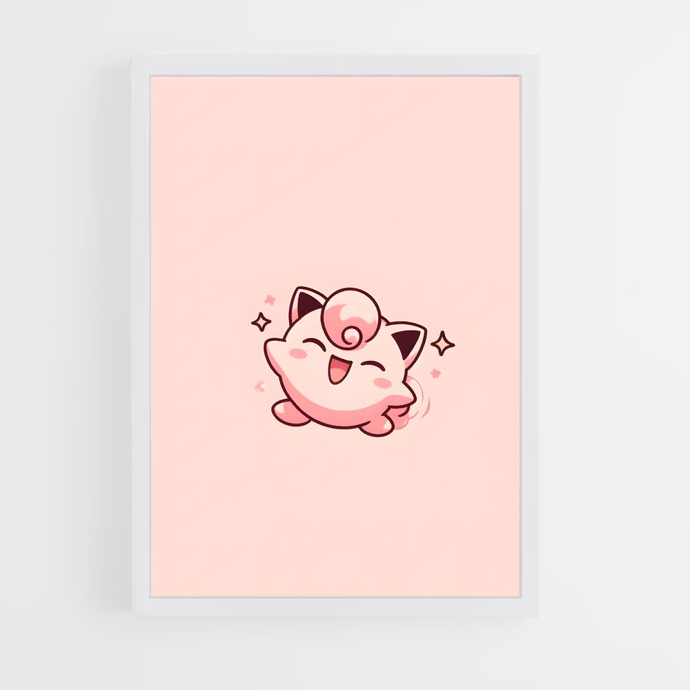 Poster Rêve de Jigglypuff – affiche Pokemon (vue 3)