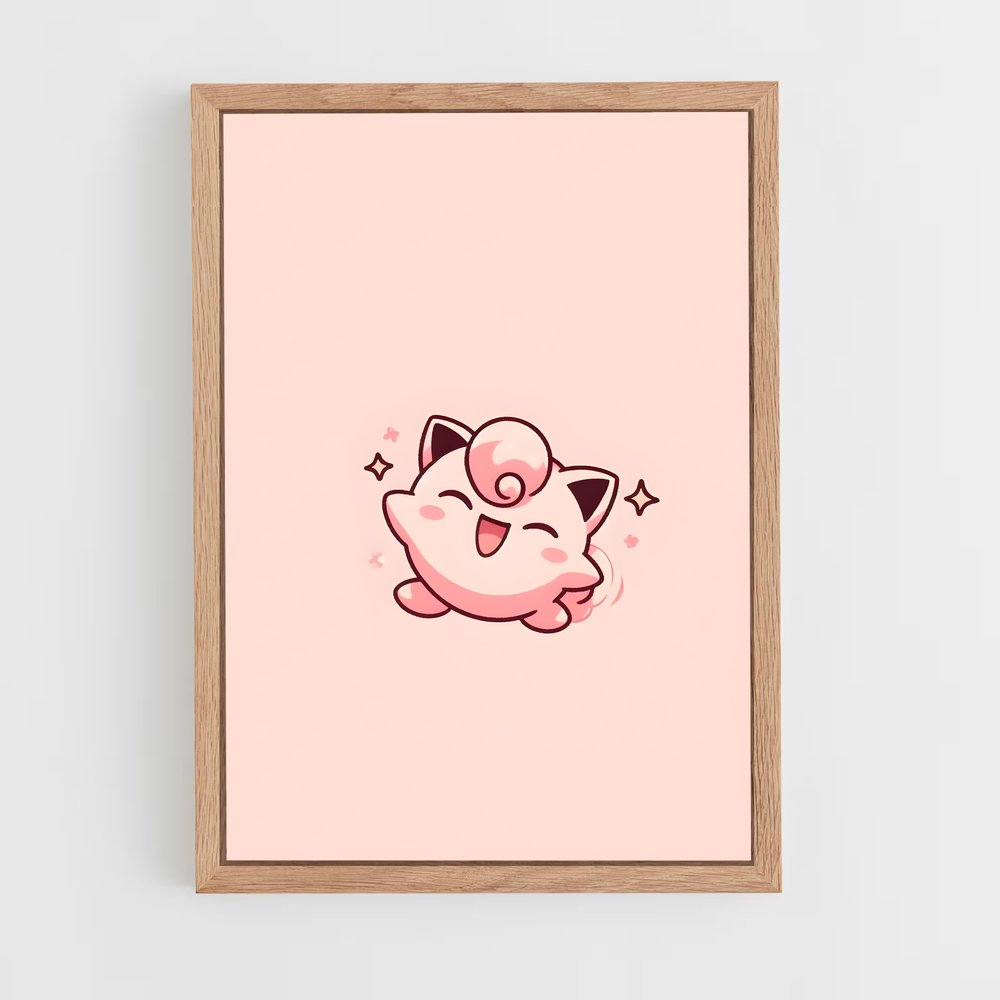 Poster Rêve de Jigglypuff – affiche Pokemon (vue 4)