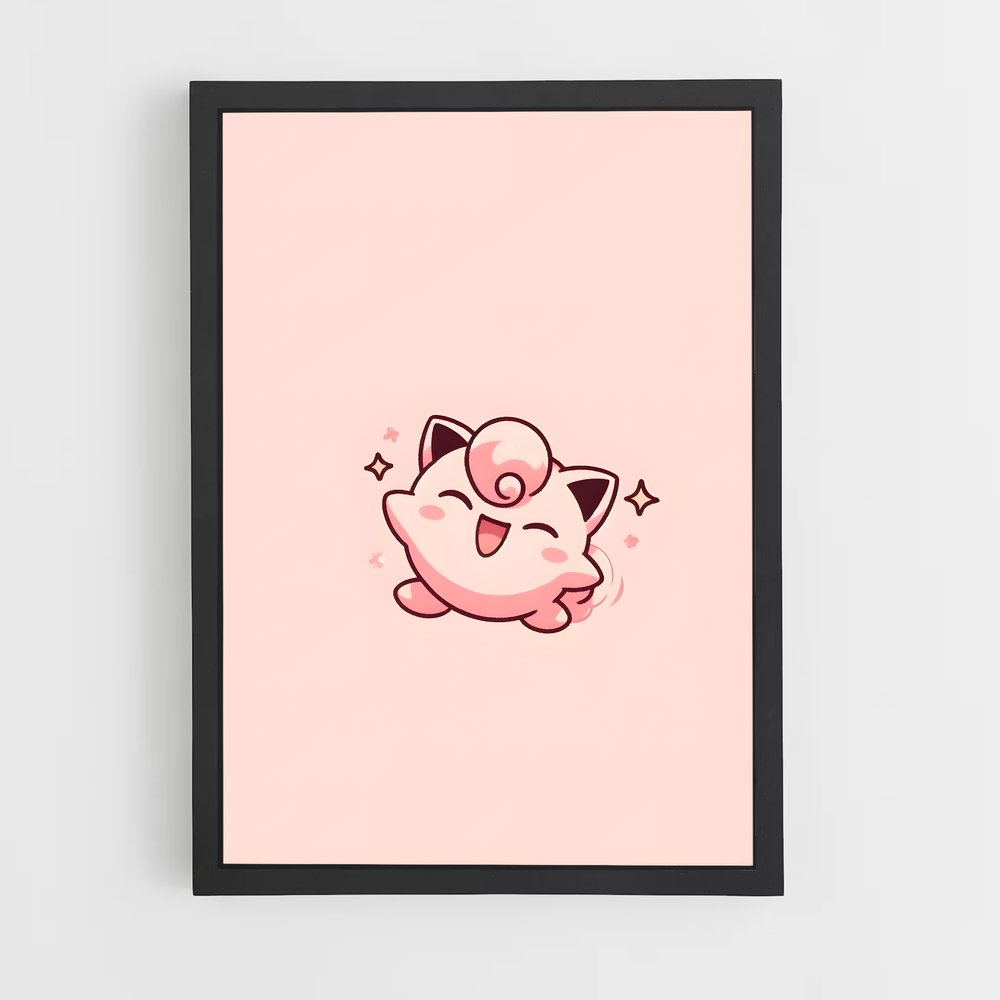 Poster Rêve de Jigglypuff – affiche Pokemon (vue 2)