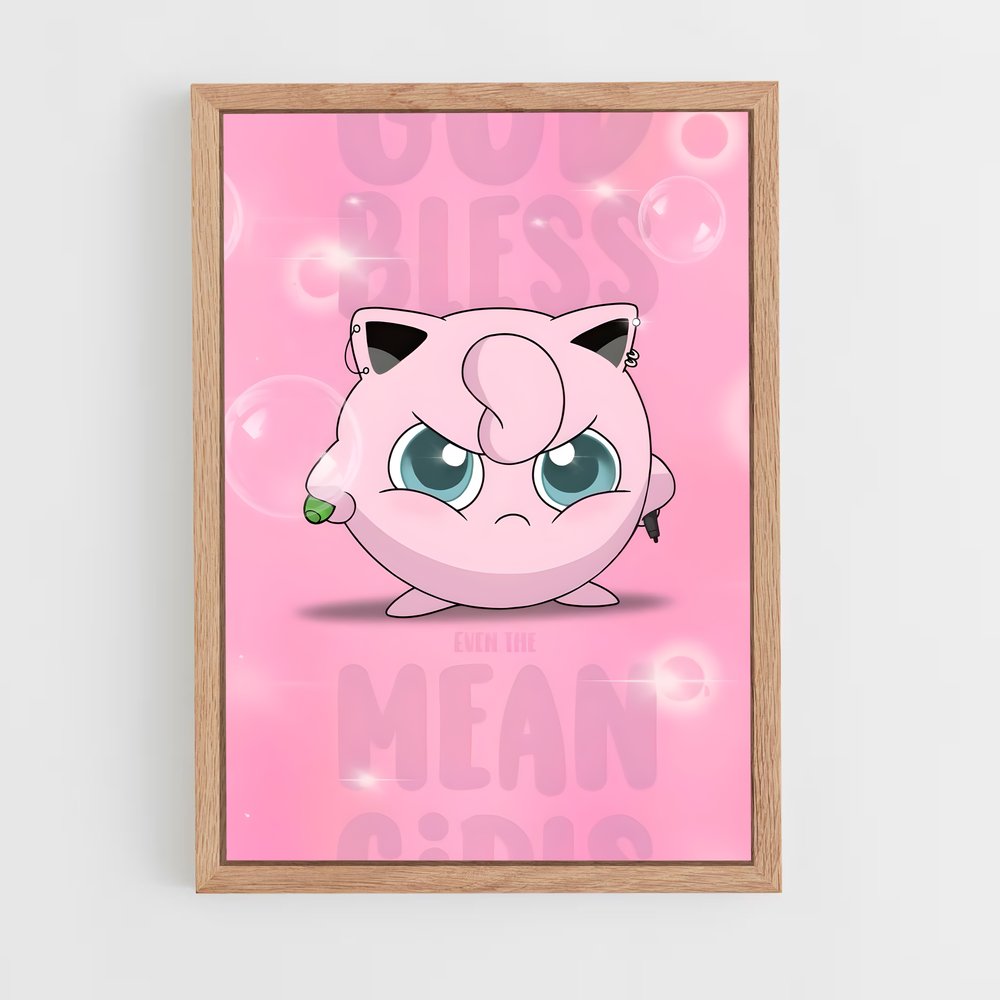 Poster Jigglypuff Entrez – affiche Pokemon (vue 4)