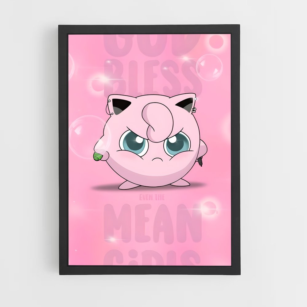 Poster Jigglypuff Entrez – affiche Pokemon (vue 2)