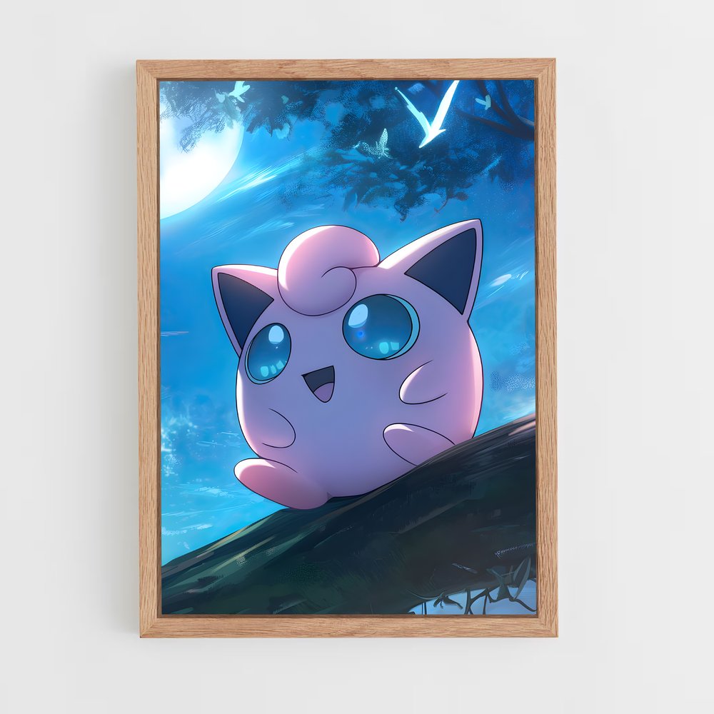 Poster Jigglypuff en Fête – affiche Pokemon (vue 4)