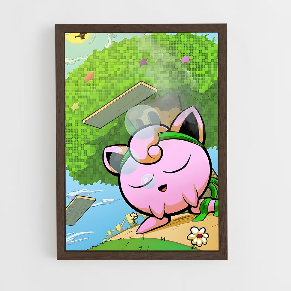 Poster Jigglycool – affiche Super Smash Bros (vue 5)