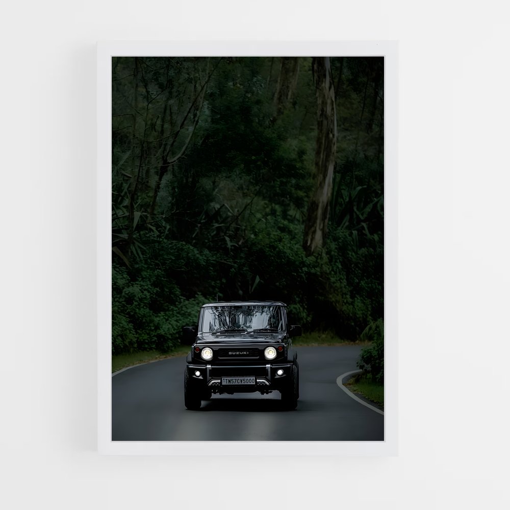 Poster Road Trip Sauvage – affiche Suzuki (vue 3)