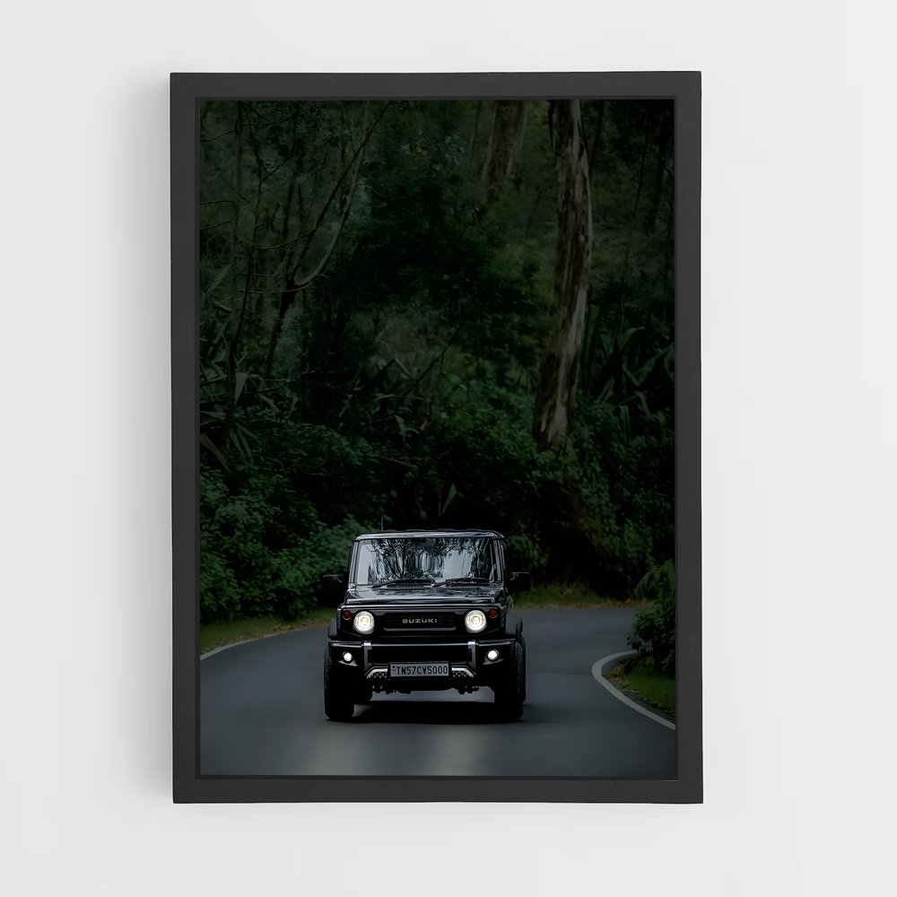 Poster Road Trip Sauvage – affiche Suzuki (vue 2)