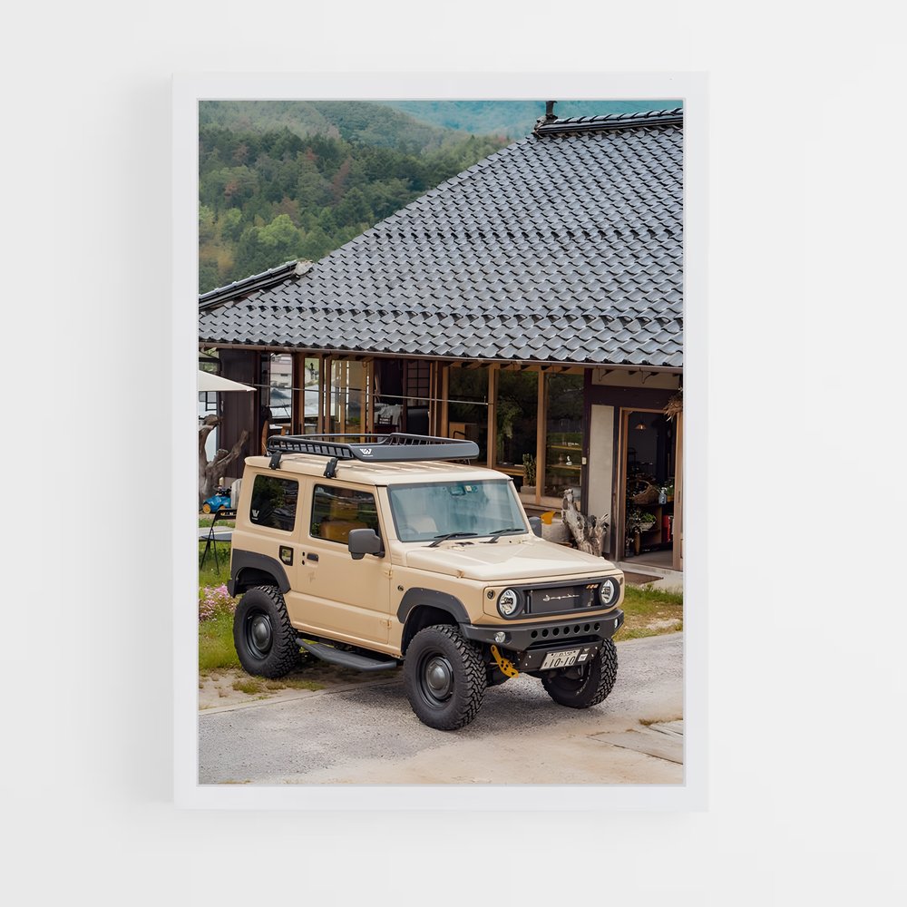 Poster Aventure Beige – affiche Suzuki (vue 3)