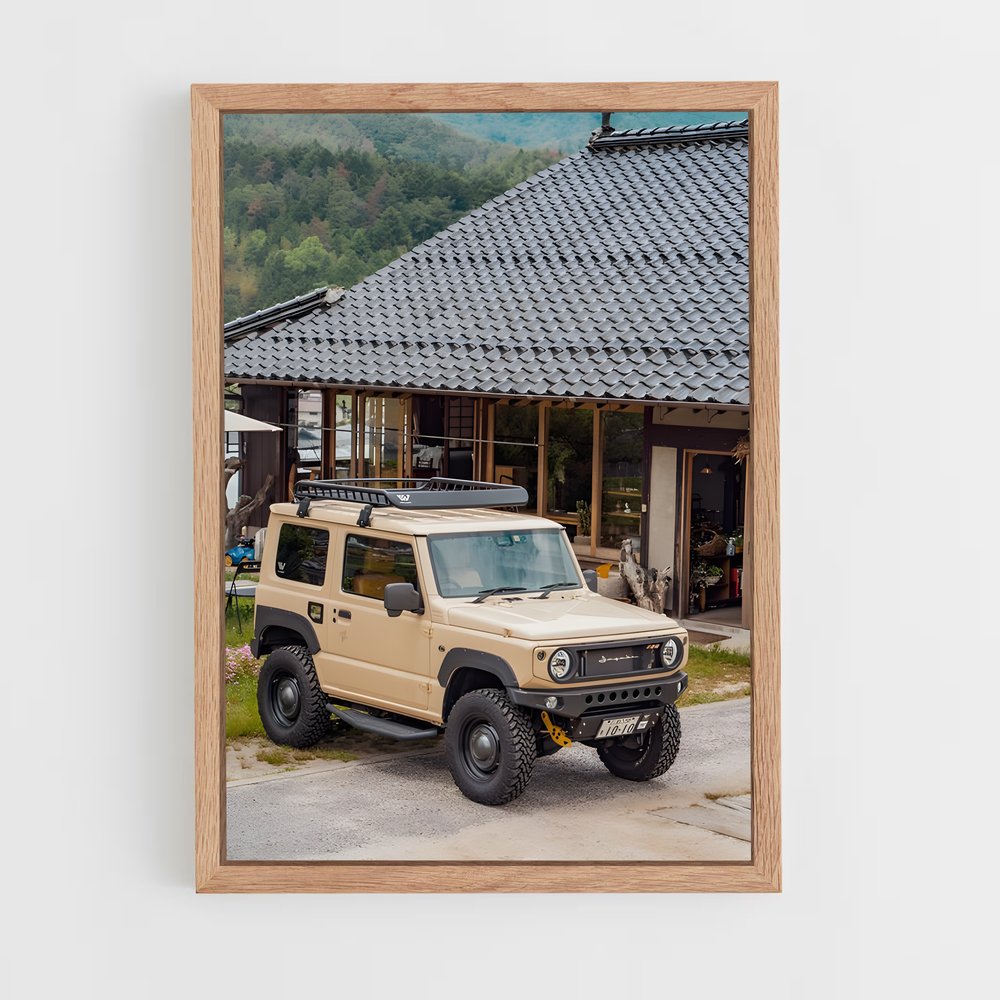 Poster Aventure Beige – affiche Suzuki (vue 4)