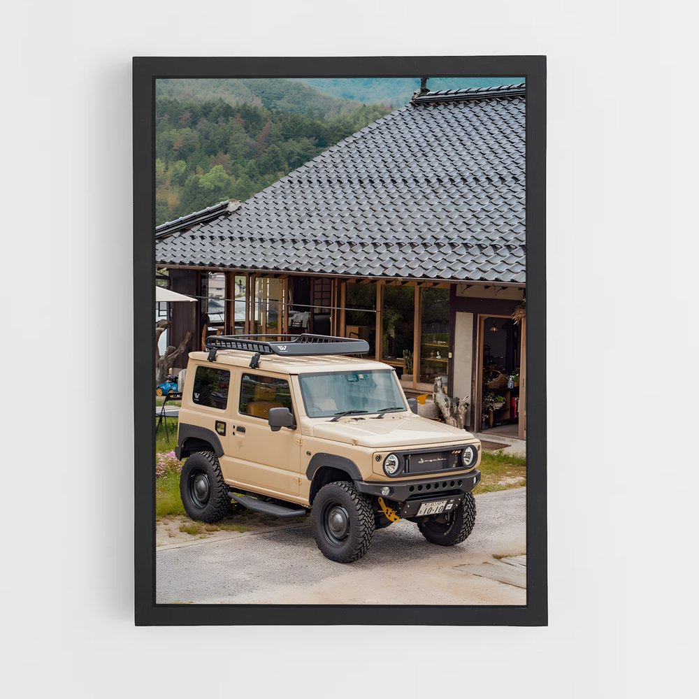 Poster Aventure Beige – affiche Suzuki (vue 2)