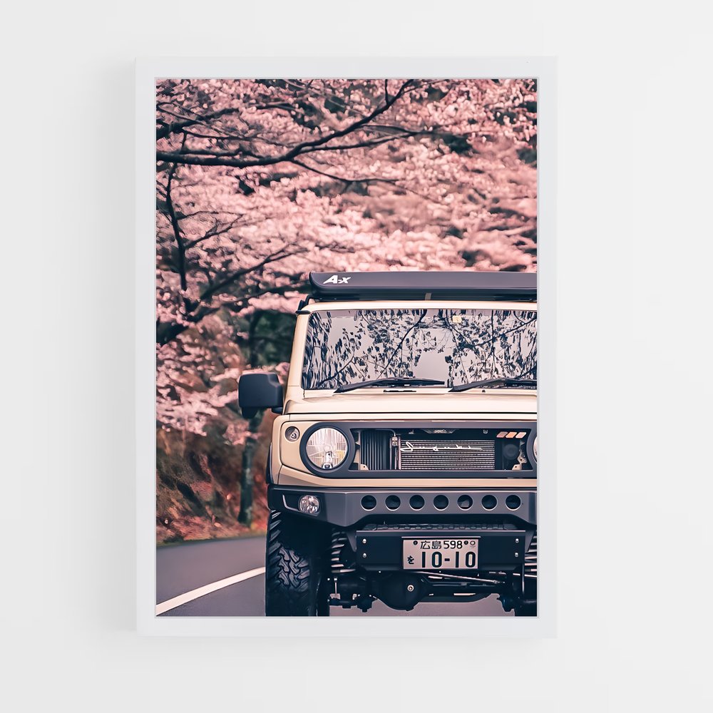 Poster Aventure en Fleurs – affiche Suzuki (vue 3)