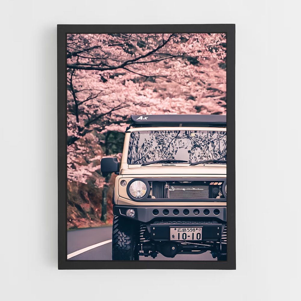 Poster Aventure en Fleurs – affiche Suzuki (vue 2)
