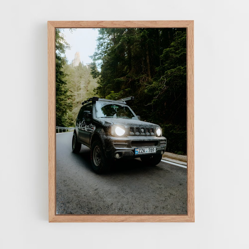 Poster Aventure au Volant – affiche Suzuki (vue 4)