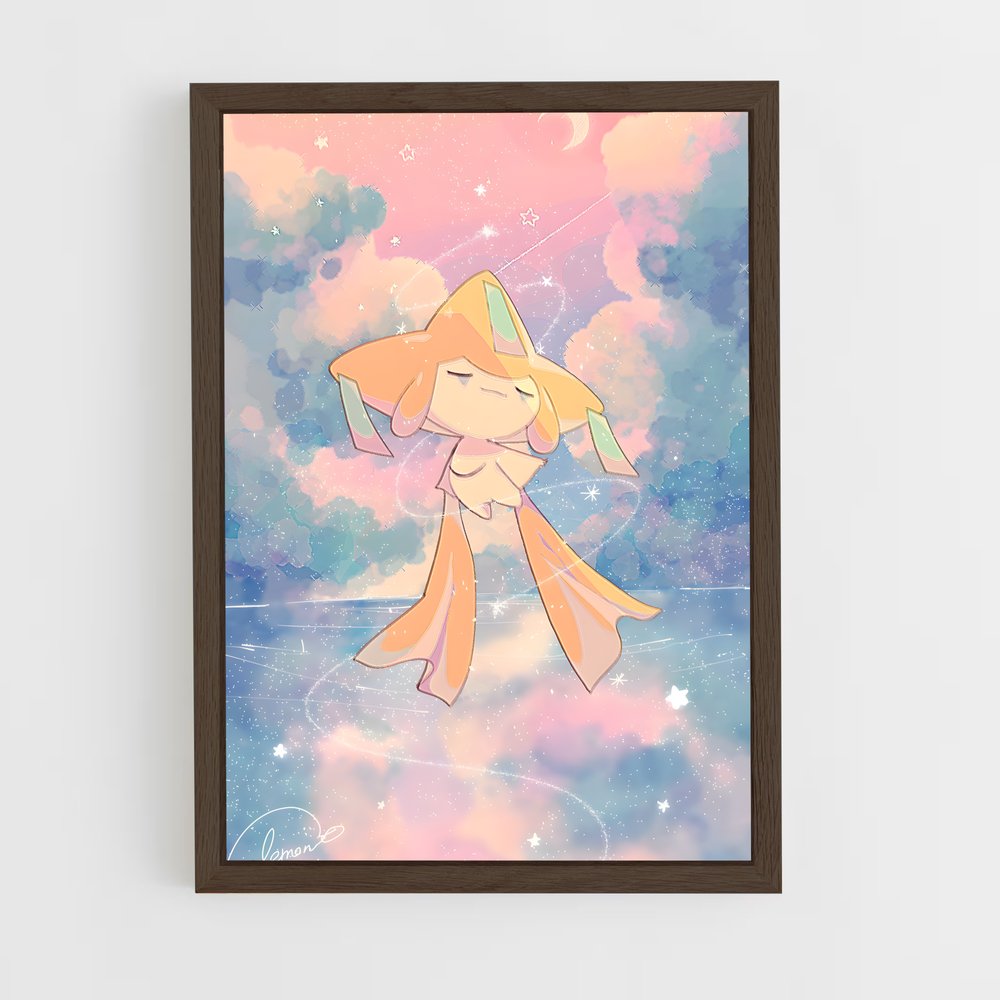 Poster Jirachi Rêverie – affiche Pokemon (vue 5)